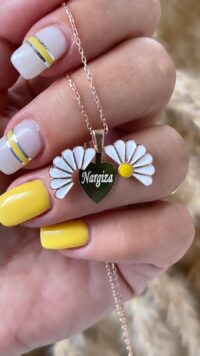 Papatya Kolye 925 Ayar Gümüş
